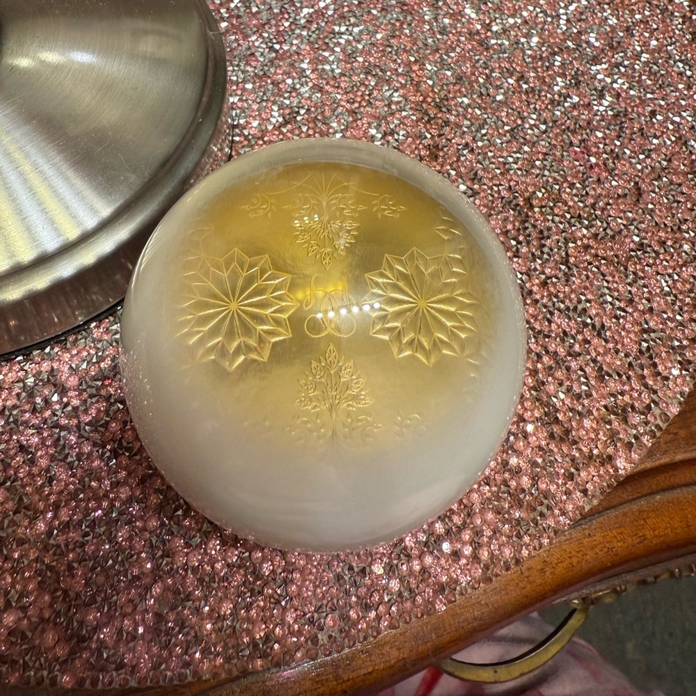 Vintage Guerlain Meteorites Christmas Holiday snowball Empty Refillable